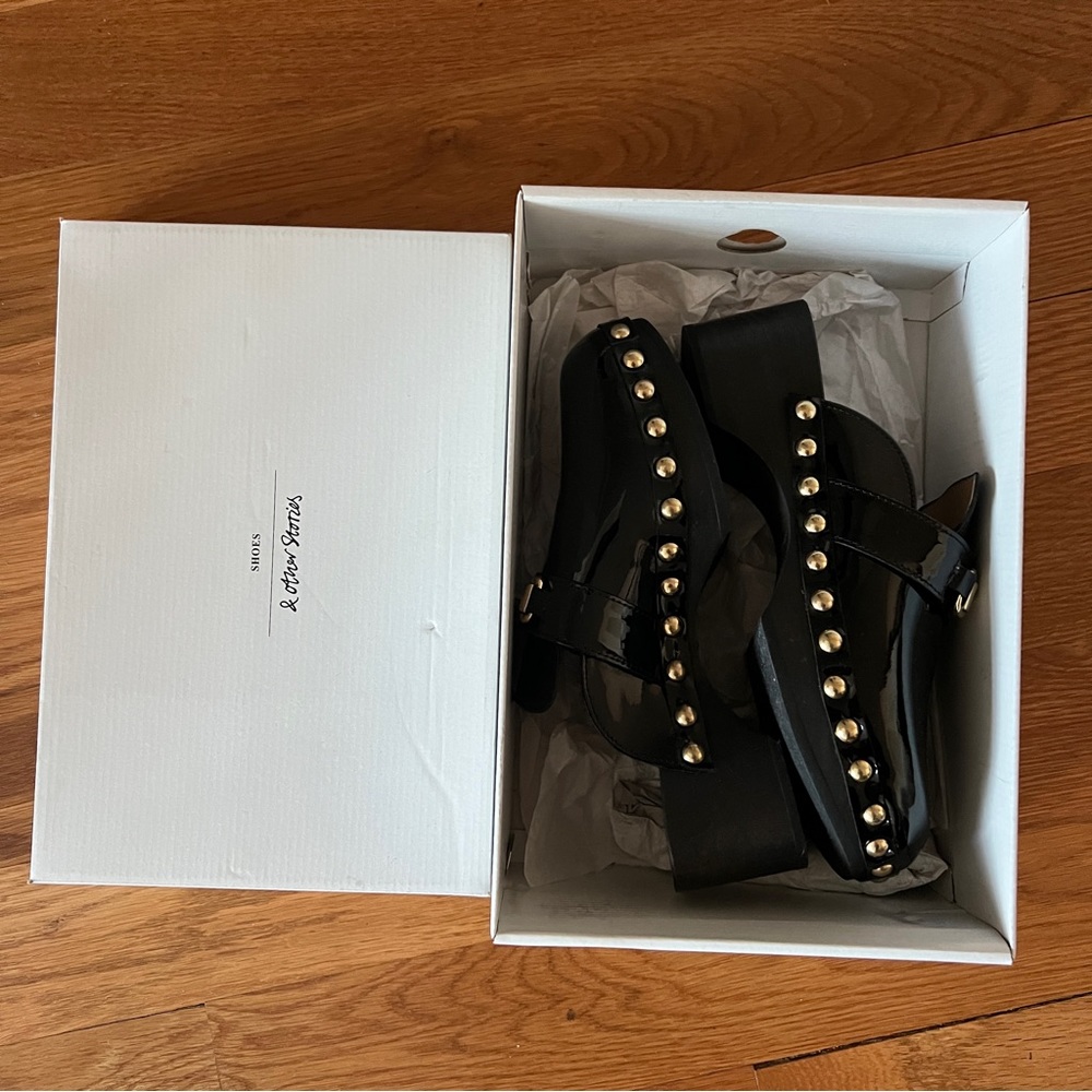 &Other Stories Black Clogs - Picture 3 of 4